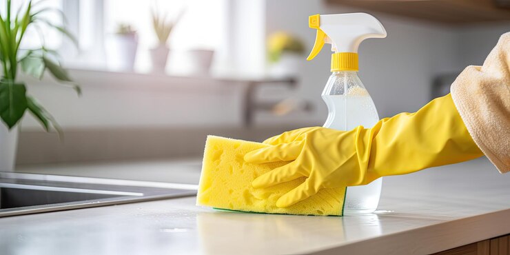 woman-using-sponge-spray-cleaner-clean-kitchen-cabinets_872147-79824